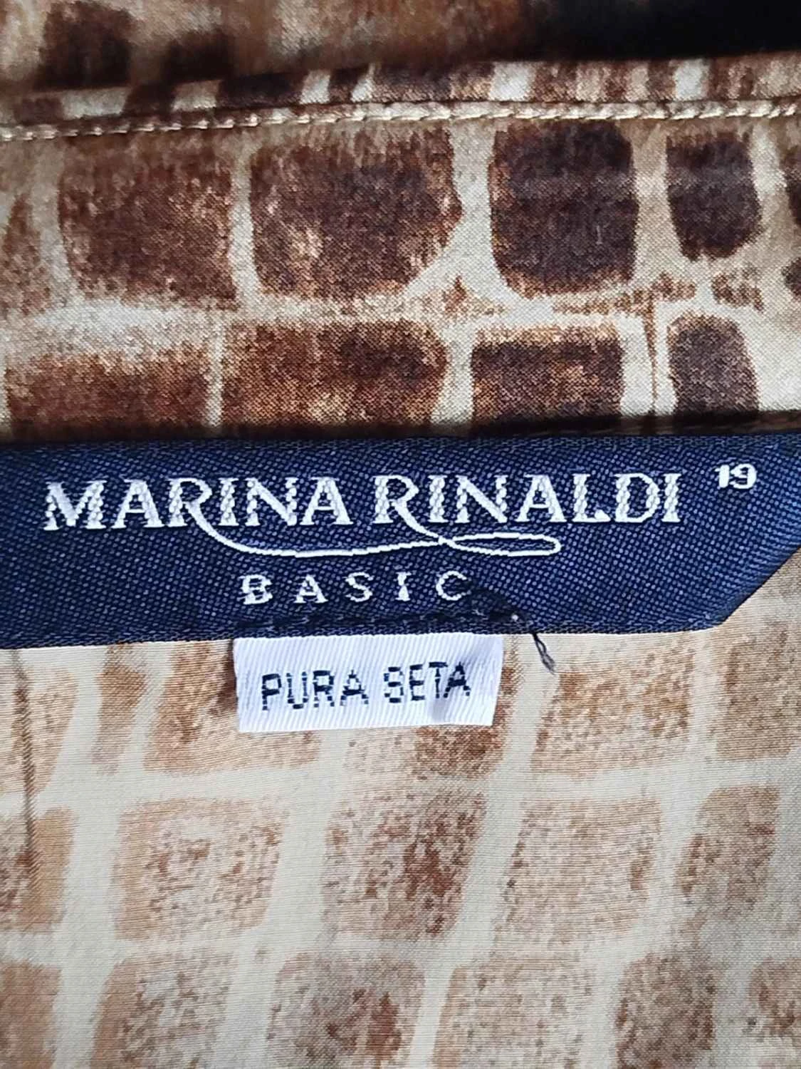 💗Marina Rinaldi Silk Shirt Women Size M / 38 – photo 4